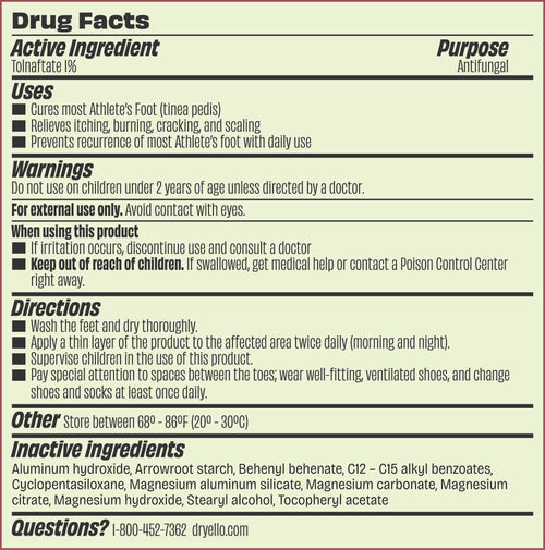 Dryello Athlete's Foot Treatment Stick Fragrance Free — image 2