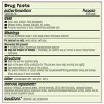Dryello drug facts label for antifungal treatment 