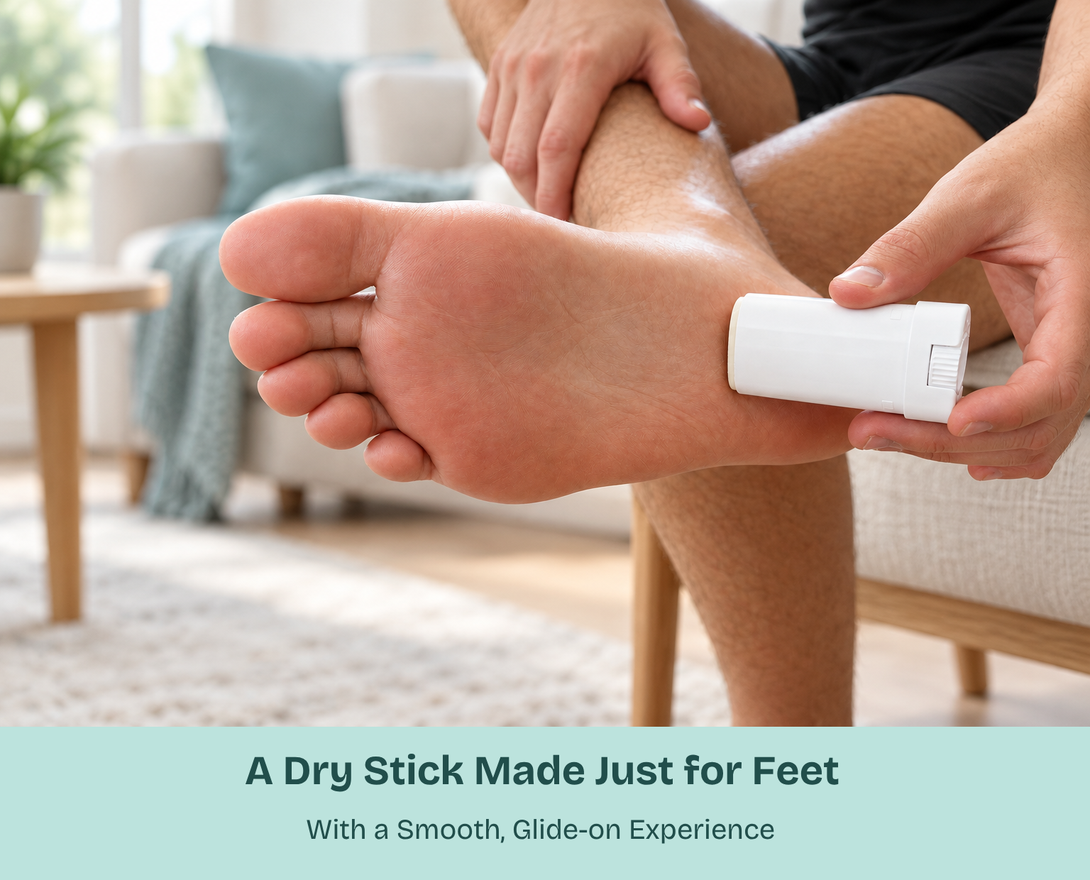 A Dry Stick Made Just for Feet, with a Smooth, Glide-on Experience
